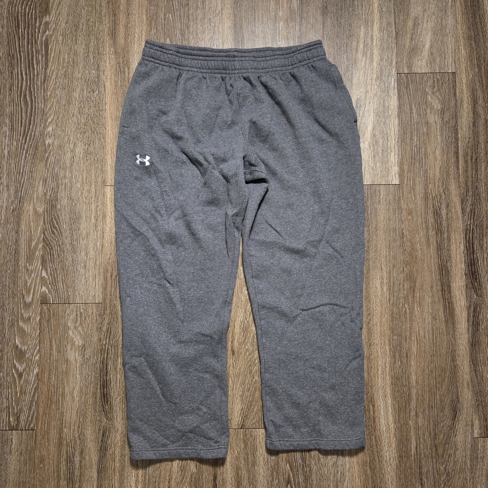 Under Armour Gray Sweatpants Mens Size Xxl 2xl